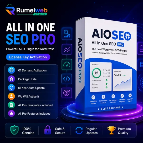 All in One SEO Pro License Key Activation for WordPress | Original License